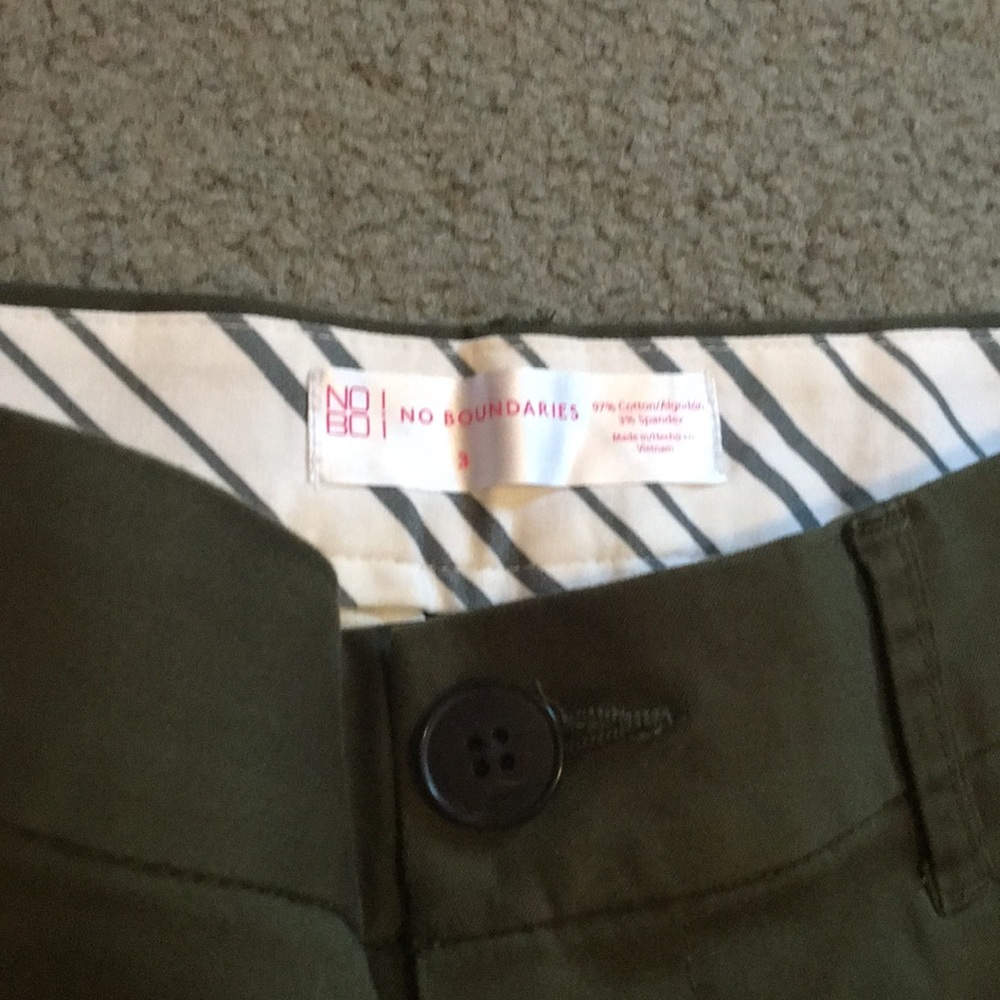 Army Green Shorts - Picture 2 of 5